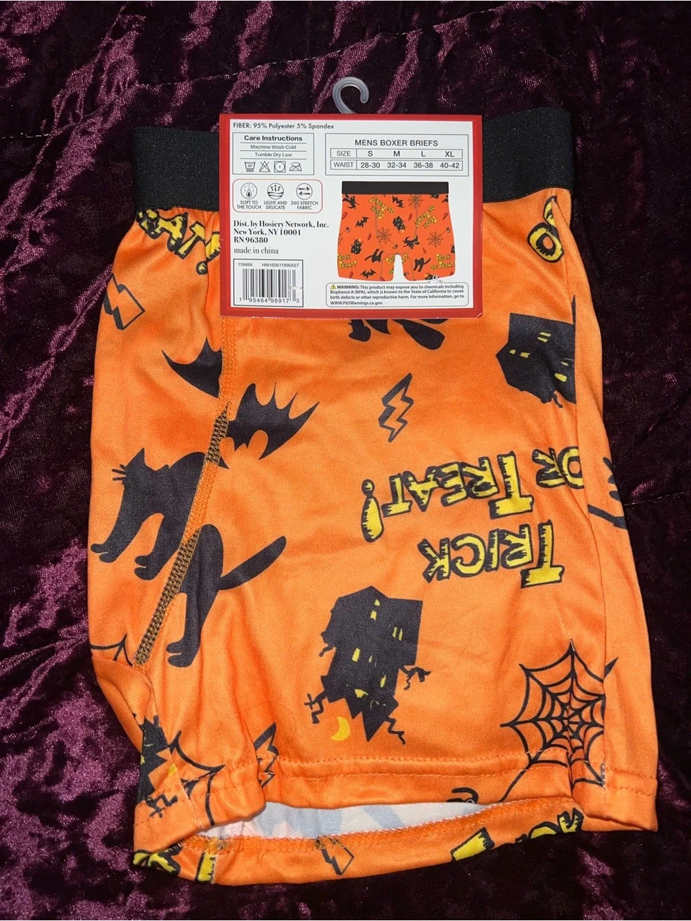 NWT Men's Halloween Boxer Briefs medium